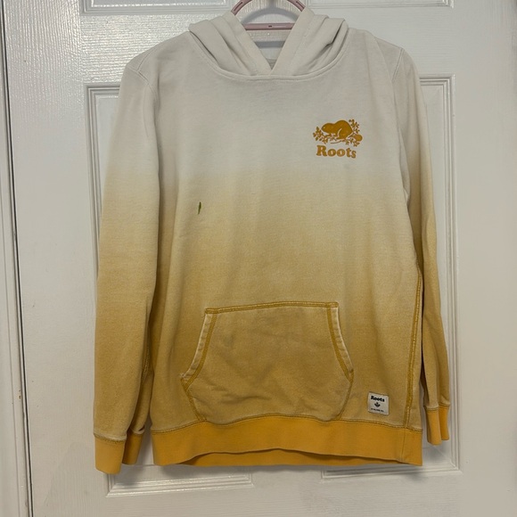 Roots Youth Yellow Cotton Sweater Size XXL - Picture 1 of 8